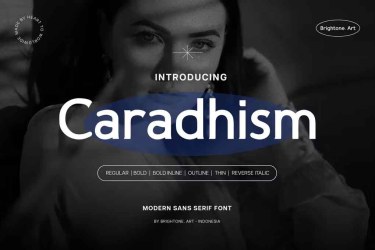 Caradhism Modern Font free download – Sans Serif Fonts font preview