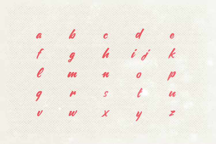 Carosello Font free download preview 4 – Script And Handwritten font
