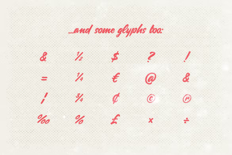 Carosello Font free download preview 5 – Script And Handwritten font