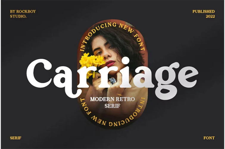 Carriage Font free download preview 8 – Serif Fonts font
