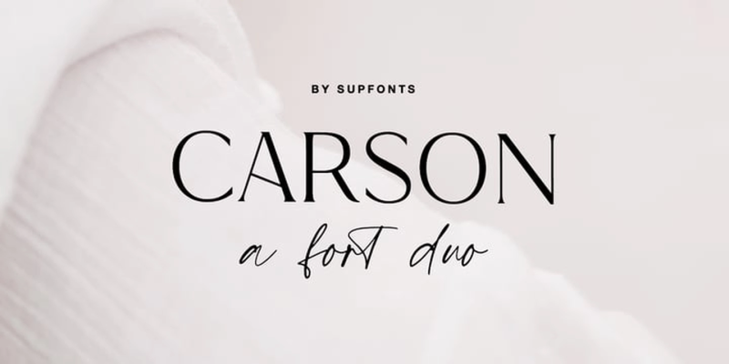 Carson Font Family free download preview 10 – Serif Fonts font