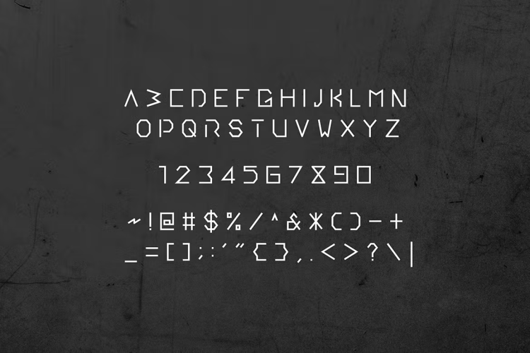 Cassian Masse Futuristic Font free download preview 2 – Sans Serif Fonts font