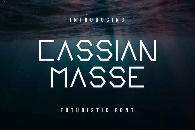 Cassian Masse Futuristic Font free download preview 3 – Sans Serif Fonts font