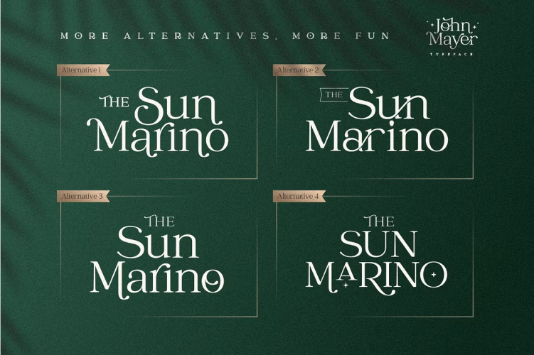 Catchy Mager Font free download preview 4 – Serif Fonts font