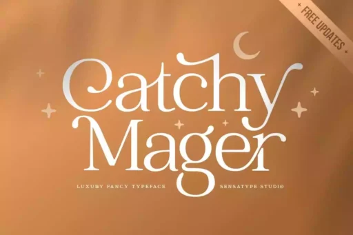 Catchy Mager Font free download preview 6 – Serif Fonts font