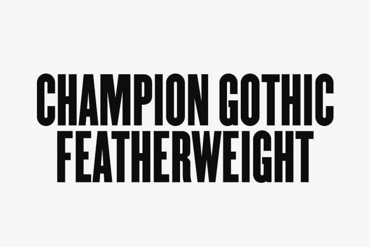 Champion Gothic Font free download preview 3 – Sans Serif Fonts font
