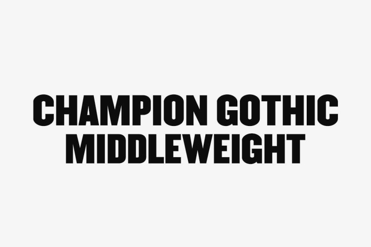 Champion Gothic Font free download preview 5 – Sans Serif Fonts font