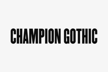 Champion Gothic Font free download – Champion Gothic Font font preview