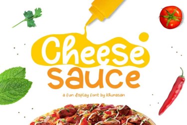 Cheese Sauce Font free download – Modern font preview