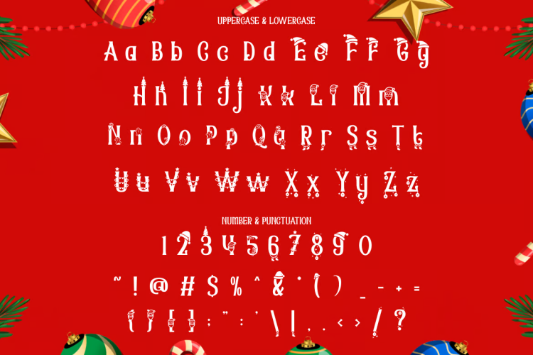 Christmas Chances Font free download preview 5 – Serif Fonts font