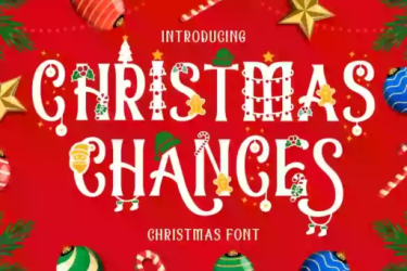 Christmas Chances Font free download – Serif Fonts font preview