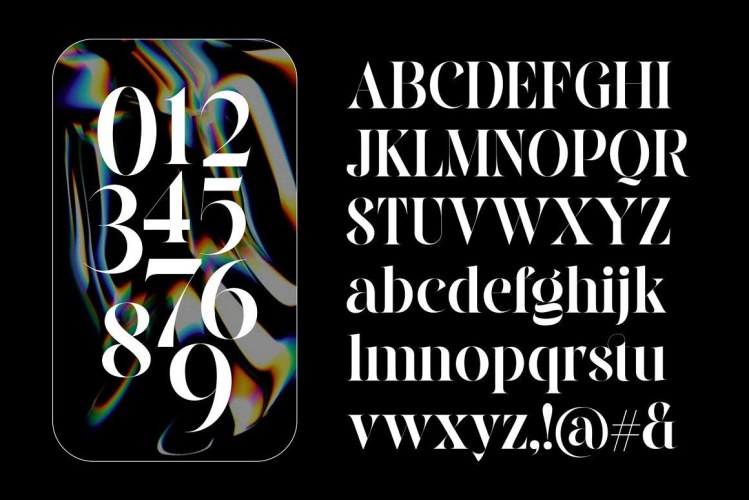 Cilager Font free download preview 1 – Serif Fonts font