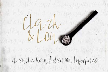 Clark & Lou Font free download – Script And Handwritten font preview