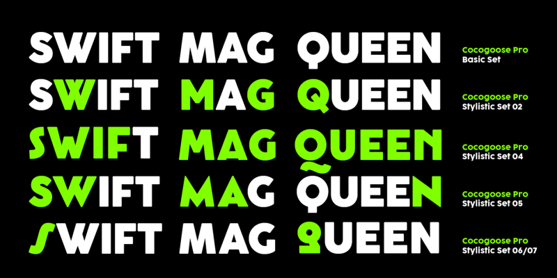 Cocogoose Font free download preview 7 – Sans Serif Fonts font