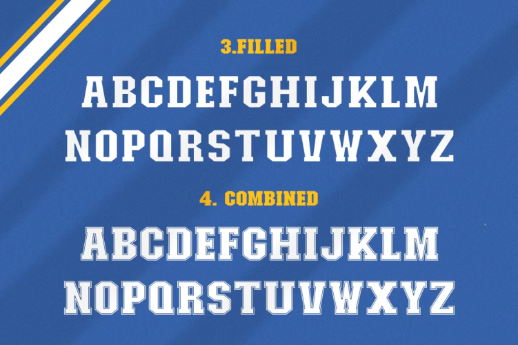College Font free download preview 6 – Display Fonts font