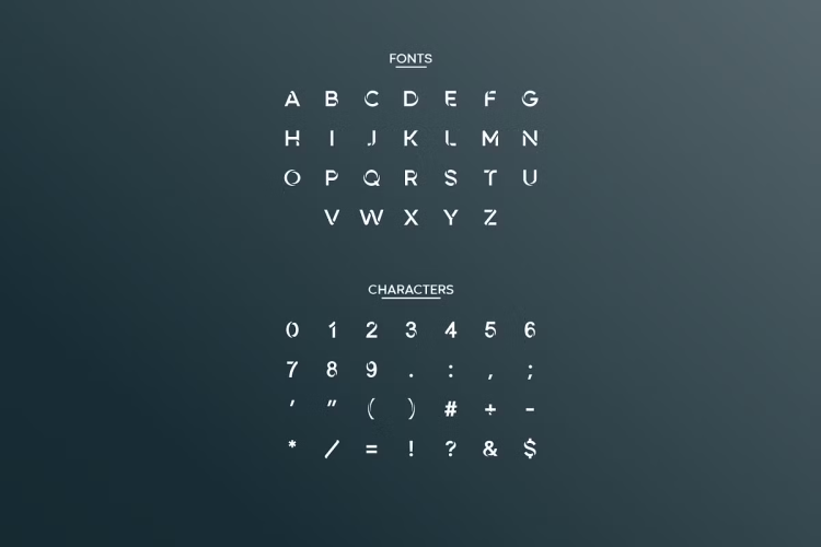 Colours Font free download preview 2 – Display Fonts font