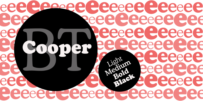 Cooper BT Font free download preview 2 – Serif Fonts font