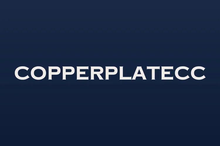Copperplate Font – Free Download | raFont