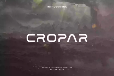 Cropar Font free download – Modern font preview