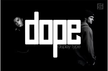 DOPE Font free download – similar font preview