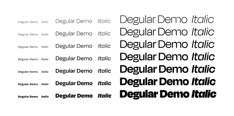 Degular Font Family free download preview 4 – Sans Serif Fonts font