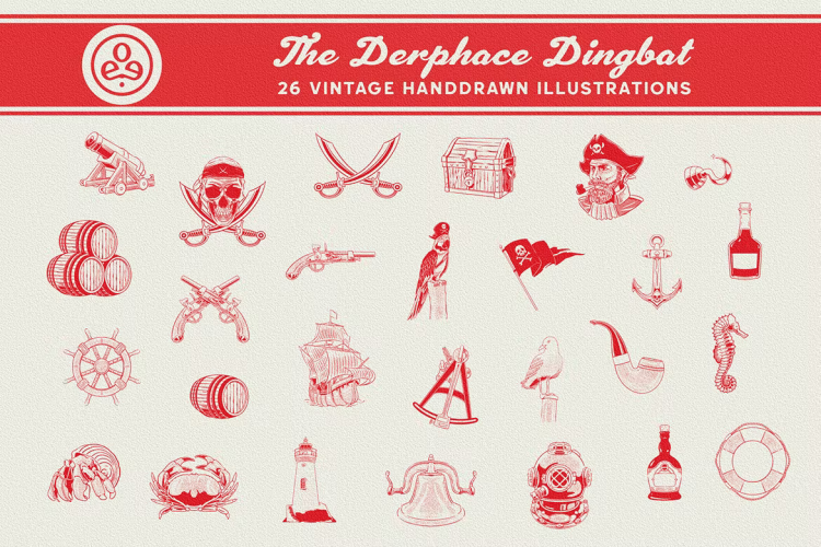 Derphace Font free download preview 3 – Display Fonts font