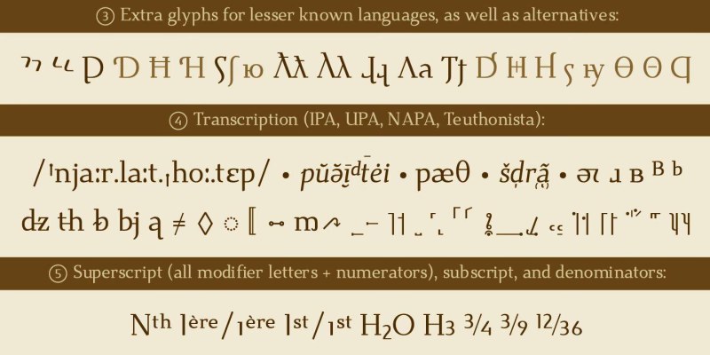 Dihjauti Font Family free download preview 7 – Serif Fonts font