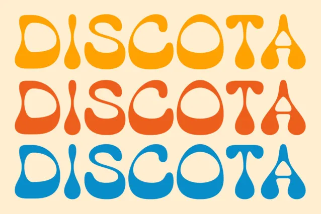 Discota Display Font free download preview 1 – Display Fonts font