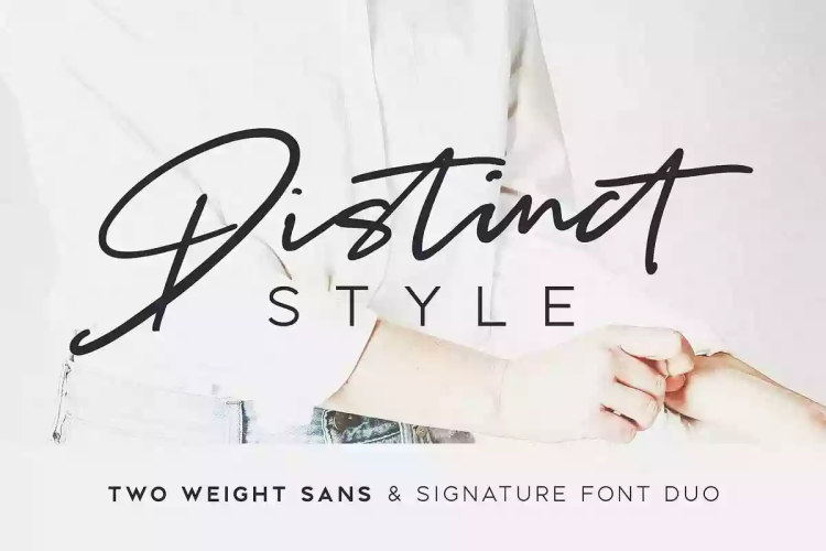 Distinct Style Font free download preview 6 – Script And Handwritten font