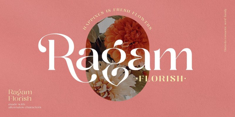 Distrela Font free download preview 4 – Serif Fonts font
