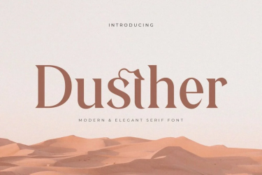 Dusther Font free download – similar font preview