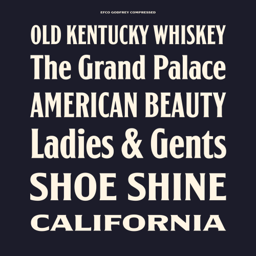 EFCO Godfrey Font Family free download preview 9 – Font Family font