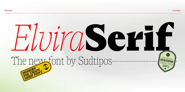 Elvira Serif Font Family free download preview 10 – Serif Fonts font
