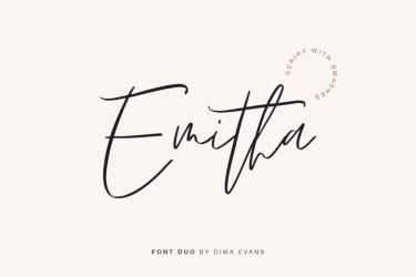Emitha Script Font free download – Emitha Script Font font preview