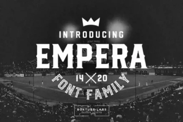 Empera Font free download – Display Fonts font preview
