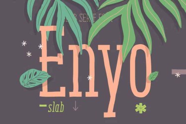 Enyo Slab Font free download – Script And Handwritten font preview