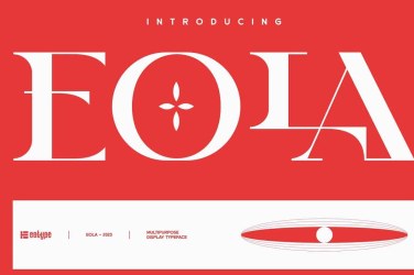 Eola Font free download – Headlines font preview