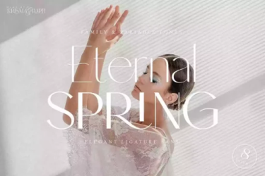 Eternal Spring Font free download – Modern font preview