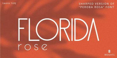 Florida Rose Font free download – Playful font preview