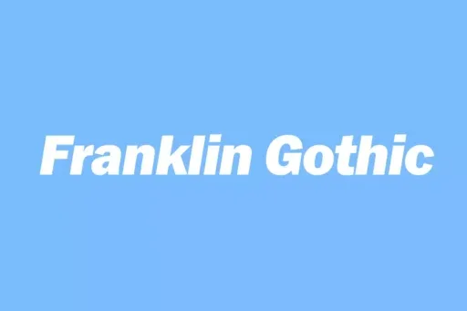 Franklin Gothic Font preview 3 – Sans Serif Fonts font sample