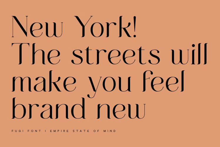 Fugi Font free download preview 2 – Serif Fonts font