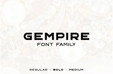 Gempire Font free download – Professional font preview