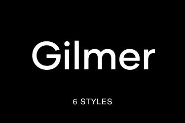 Gilmer Font free download – Geometric font preview