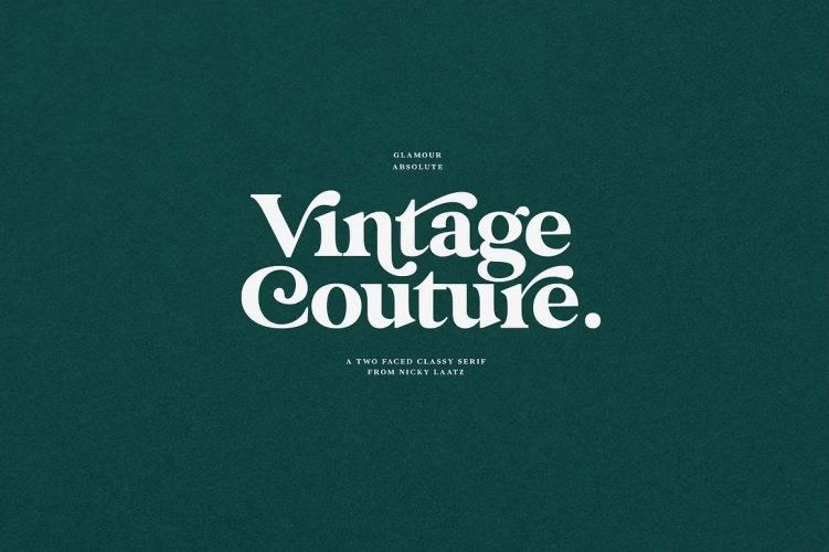 Glamour Absolute Font free download preview 2 – Serif Fonts font