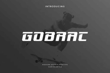 Gobrac Font free download – Decorative font preview