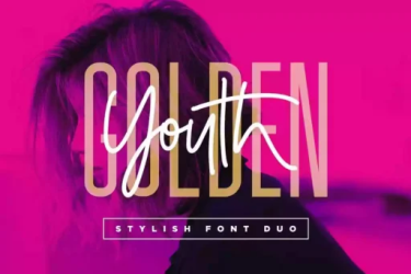 Golden Youth Font free download – Script And Handwritten font preview