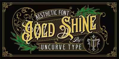 Goldshine Font Family free download – Branding font preview