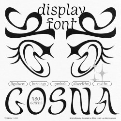 Gosna Font free download – Professional font preview