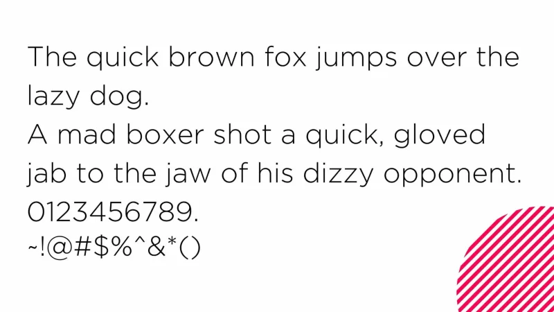 Gotham Font Family preview 2 – Typeface font sample