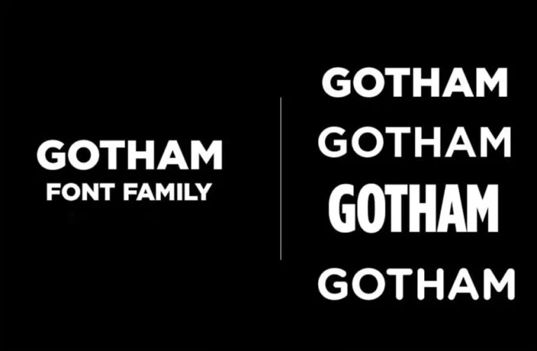 Gotham Font Family preview 4 – Typeface font sample